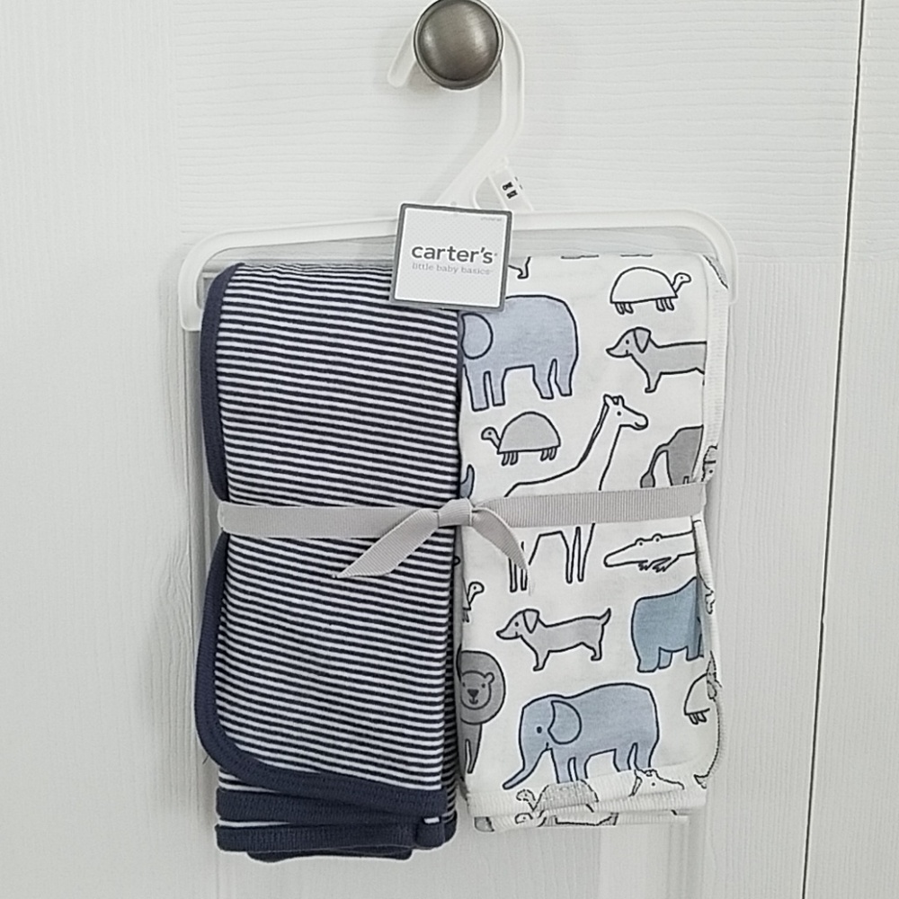 Carter's baby blankets 2pk